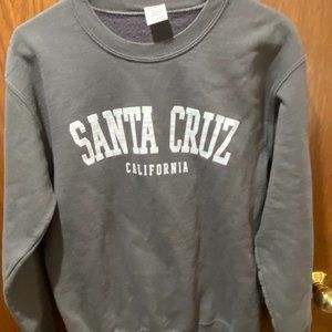 Santa Cruz California gray pullover sweatshirt size S